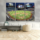 Citi Field Wall Art Print | 3-Panel New York Mets Baseball by MyGreatCanvas | Canvas Wall Art Prints | Photo Prints & Wall Decor