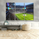 Tottenham Hotspur Stadium Canvas Print, Match Day Triple