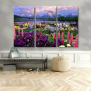 Wildflower Canvas Print – Blooming Floral Meadows with