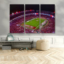 Bryant-Denny Stadium Night Game Triple Canvas Wall Art - by MyGreatCanvas | Canvas Wall Art Prints | Photo Prints & Wall Decor