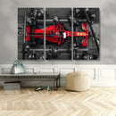 Ferrari Pit Stop Canvas Wall Art – Precision and Speed