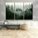 Misty Forest Wall Art – Tranquil Green Woodland Canvas by MyGreatCanvas | Canvas Wall Art Prints | Photo Prints & Wall Decor
