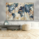 World Map Canvas Print – Framed Wall Art for Couples, by MyGreatCanvas | Canvas Wall Art Prints | Photo Prints & Wall Decor