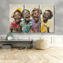 Shai Yossef style Joyful Childhood Canvas Wall Art - by MyGreatCanvas | Canvas Wall Art Prints | Photo Prints & Wall Decor