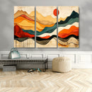 Mid Century Wall Art Print  - Abstract Woodland Print -