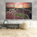Indiana Memorial Stadium Wall Art Canvas Print, Framed