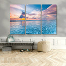 Ocean Sunset Canvas Wall Art Print – Tranquil Seascape