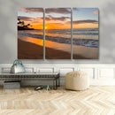 Sunset Wall Art Print - Stunning Beach Sunset Canvas Artwork