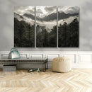 Moody Forest Wall Art – Framed Mountain Fog Canvas Artwork, by MyGreatCanvas | Canvas Wall Art Prints | Photo Prints & Wall Decor
