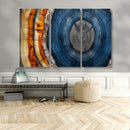 Abstract Tree Rings Wall Art Canvas Print – Modern Wood by MyGreatCanvas | Canvas Wall Art Prints | Photo Prints & Wall Decor