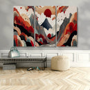 Abstract Mountain Wall Art Canvas Print – Vibrant Stylized by MyGreatCanvas | Canvas Wall Art Prints | Photo Prints & Wall Decor