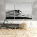 Black Wave Wall Art Canvas Print – Framed Abstract Surf by MyGreatCanvas | Canvas Wall Art Prints | Photo Prints & Wall Decor