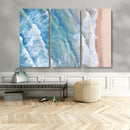 Aerial Ocean View Wall Art Canvas Print – Framed Soft Blue by MyGreatCanvas | Canvas Wall Art Prints | Photo Prints & Wall Decor