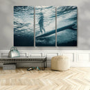 Underwater Surf Wall Art – Framed Ocean Wave Canvas Artwork, by MyGreatCanvas | Canvas Wall Art Prints | Photo Prints & Wall Decor