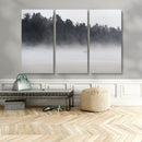 Surfer Fog Wall Art Canvas Print – Framed Foggy Beach Scene by MyGreatCanvas | Canvas Wall Art Prints | Photo Prints & Wall Decor