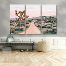 Joshua Tree Wall Art Canvas Print – Framed Desert Road Scene by MyGreatCanvas | Canvas Wall Art Prints | Photo Prints & Wall Decor