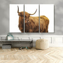 Highland Cow Wall Art Canvas Print – Framed Farmhouse Rustic by MyGreatCanvas | Canvas Wall Art Prints | Photo Prints & Wall Decor