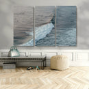 Ocean Waves Wall Art Canvas Print – Framed Coastal Serenity