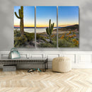 Saguaro Cactus Wall Art Canvas Print – Framed Desert Sunset by MyGreatCanvas | Canvas Wall Art Prints | Photo Prints & Wall Decor