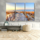 Ocean Sunset Wall Art Canvas Print – Nautical Beach