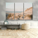 Beach Landscape Wall Art Canvas Print – Framed Sand Dune