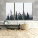 Foggy Forest Wall Art Canvas Print – Framed Misty Pines by MyGreatCanvas | Canvas Wall Art Prints | Photo Prints & Wall Decor
