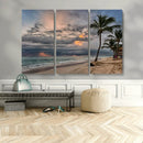 Tropical Storm Wall Art Canvas Print – Framed Moody Beach by MyGreatCanvas | Canvas Wall Art Prints | Photo Prints & Wall Decor