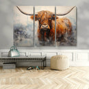 Scottish Highland Wall Art Canvas Print, Framed Longhorn Art by MyGreatCanvas | Canvas Wall Art Prints | Photo Prints & Wall Decor