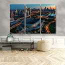 Chicago Bears Soldiers Field Wall Art Canvas Print – Framed