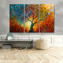 Yggdrasil Tree of Life Mosaic Stained Glass Wall Art, Tree by MyGreatCanvas | Canvas Wall Art Prints | Photo Prints & Wall Decor