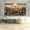 Wood Mountain Wall Art Canvas Print – Layered Forest and by MyGreatCanvas | Canvas Wall Art Prints | Photo Prints & Wall Decor
