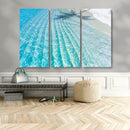 Crystal Clear Ocean Water Sunlit Reflections Palm Shadow Sandy Beach Tropical Wall Art for Home, Office Decor by MyGreatCanvas | Canvas Wall Art Prints | Photo Prints & Wall Decor