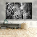 Wild Old Elephant Wall Art Canvas Print by MyGreatCanvas | Canvas Wall Art Prints | Photo Prints & Wall Decor