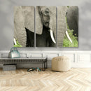 Wild Elephant Wall Art Canvas Print by MyGreatCanvas | Canvas Wall Art Prints | Photo Prints & Wall Decor