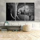 Elephant Family Wall Art Canvas, Framed Elephant Family by MyGreatCanvas | Canvas Wall Art Prints | Photo Prints & Wall Decor