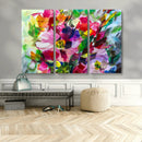 Oil Flower Abstract Canvas Print by MyGreatCanvas | Canvas Wall Art Prints | Photo Prints & Wall Decor