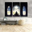 Women and Yoga Wall Art Canvas Print