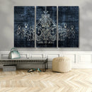 Dark Chandelier Wall Art Canvas Print by MyGreatCanvas | Canvas Wall Art Prints | Photo Prints & Wall Decor