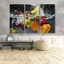 Kithen Vegetables World Wall Art Canvas Print