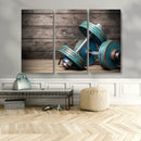 Dambell and Sport Wall Art Canvas Print by MyGreatCanvas | Canvas Wall Art Prints | Photo Prints & Wall Decor
