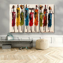 Abstract African Women Wall Art Canvas Print by MyGreatCanvas | Canvas Wall Art Prints | Photo Prints & Wall Decor