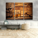 Rustic Whiskey and Barrel Canvas Print by MyGreatCanvas | Canvas Wall Art Prints | Photo Prints & Wall Decor
