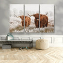 Longhorn Cattle Wall Art Canvas Print, Framed Farmhouse by MyGreatCanvas | Canvas Wall Art Prints | Photo Prints & Wall Decor