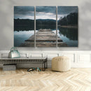 Wooden Bridge Near Lake Wall Art Canvas Print by MyGreatCanvas | Canvas Wall Art Prints | Photo Prints & Wall Decor