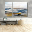 Abstract Landscape Wall Art Canvas | 3 Panel Modern Blue, by MyGreatCanvas | Canvas Wall Art Prints | Photo Prints & Wall Decor