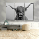 Texas Cow Wall Art Canvas, Texas Longhorn Cattle Canvas by MyGreatCanvas | Canvas Wall Art Prints | Photo Prints & Wall Decor