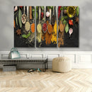 Kitchen Spice Wall Art Canvas Print