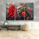 Red Pepper Kitchen and Restaurant Wall Wall Art, Red Pepper by MyGreatCanvas | Canvas Wall Art Prints | Photo Prints & Wall Decor