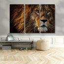 Mighty Lion Wall Art Canvas Print – Majestic Animal Portrait