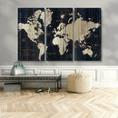 World Map Canvas Print – Detailed Map of the World Wall Art by MyGreatCanvas | Canvas Wall Art Prints | Photo Prints & Wall Decor